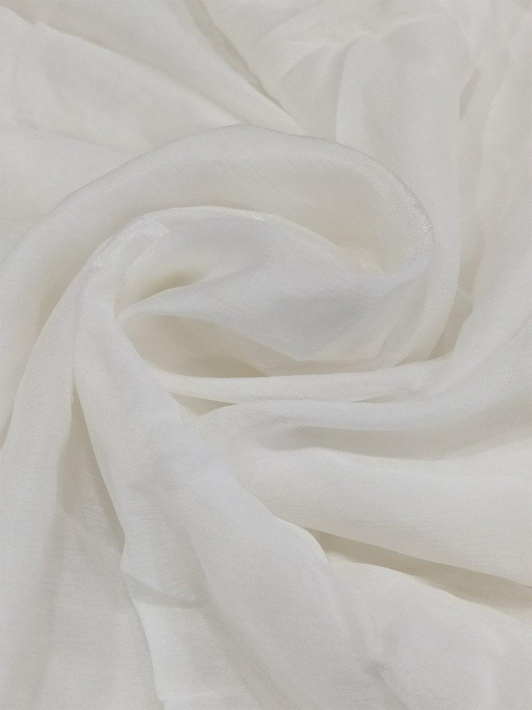 Chinon Chiffon Fabric  ( 60" Inch ) Ready to Dye Fabrics