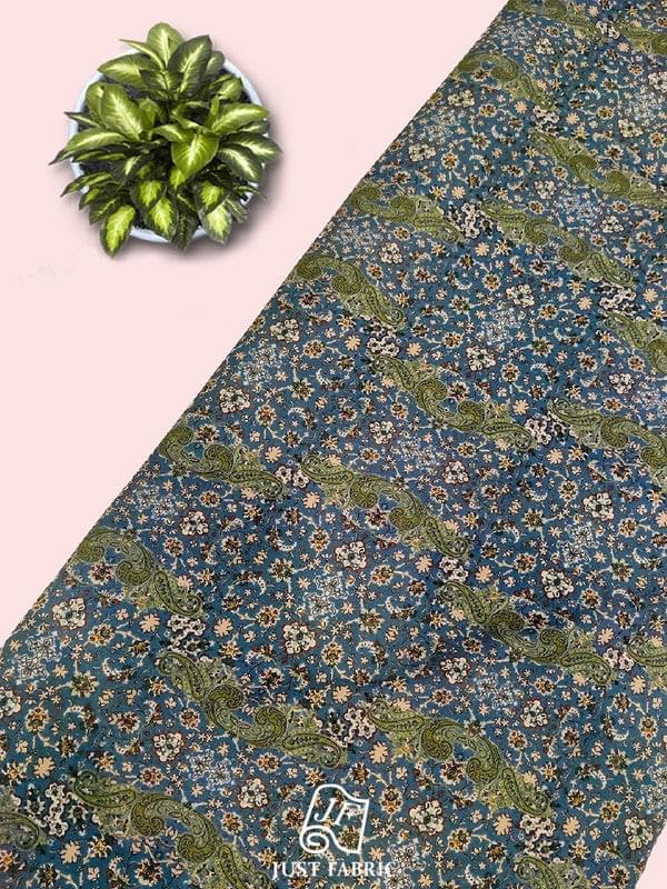 Digital Floral Print All over on Fine & Soft Crepe Fabric  ( 44" Inch Width)