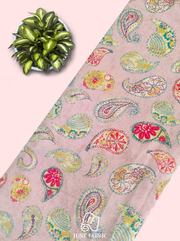 Digital Print All over on Soft Cotton Fabric  ( 44" Inch Width) JUST FABRIC