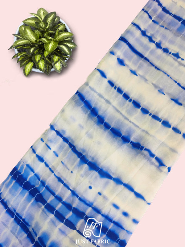 Digital Tie & Dye Print All over on Fine and Flowy  Georgette Fabric  ( 44" Inch Width) JUST FABRIC