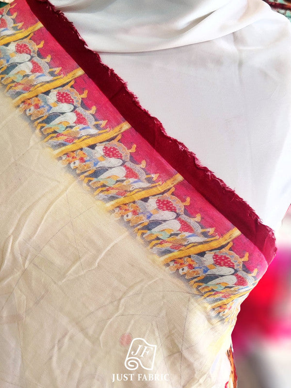 Printed Muslin Cotton  Dupatta (2.25m Length) JUST FABRIC