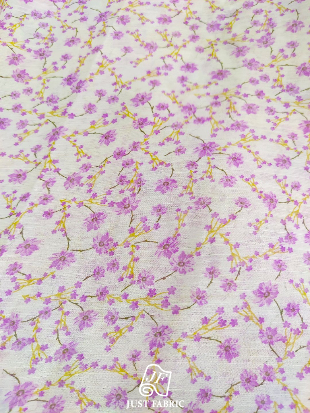 Digital Floral Print All over on Fine n Soft Chiffon Fabric  ( 60" Inch Width) JUST FABRIC