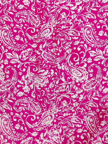 Digital Print All over on Fine n Soft Rayon Cotton Fabric  ( 60" Inch Width) JUST FABRIC