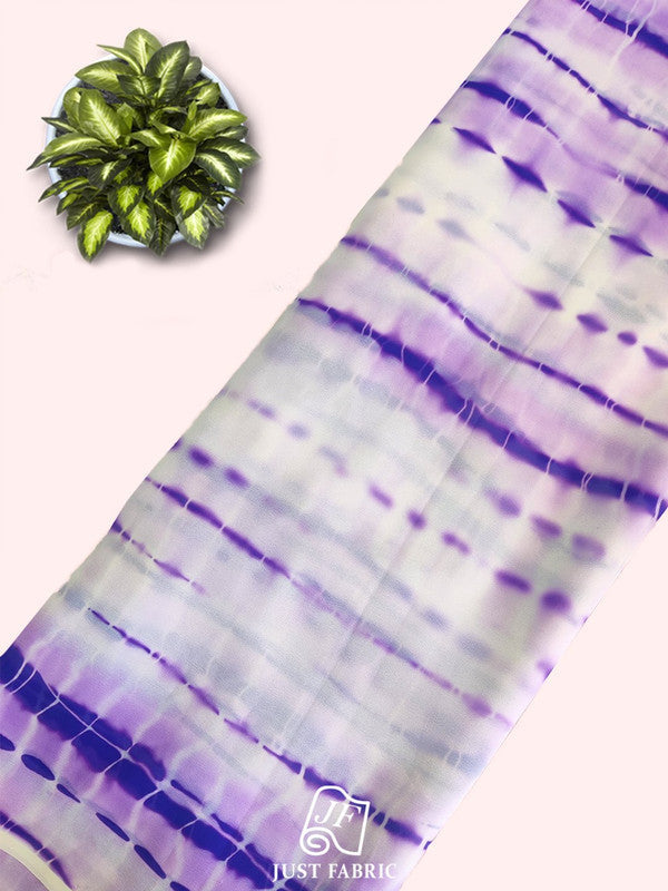 Digital Tie & Dye Print All over on Fine and Flowy  Georgette Fabric  ( 44" Inch Width) JUST FABRIC
