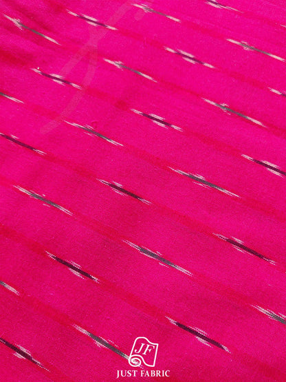 Ikkat Print All over on Handloom South Cotton Fabric ( 44" Inch Width) JUST FABRIC