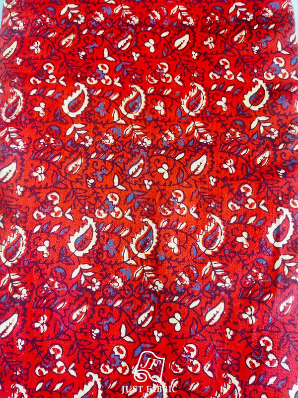Jaal Print All over on Fine Dupian Silk Fabric  ( 44" Inch Width) JUST FABRIC