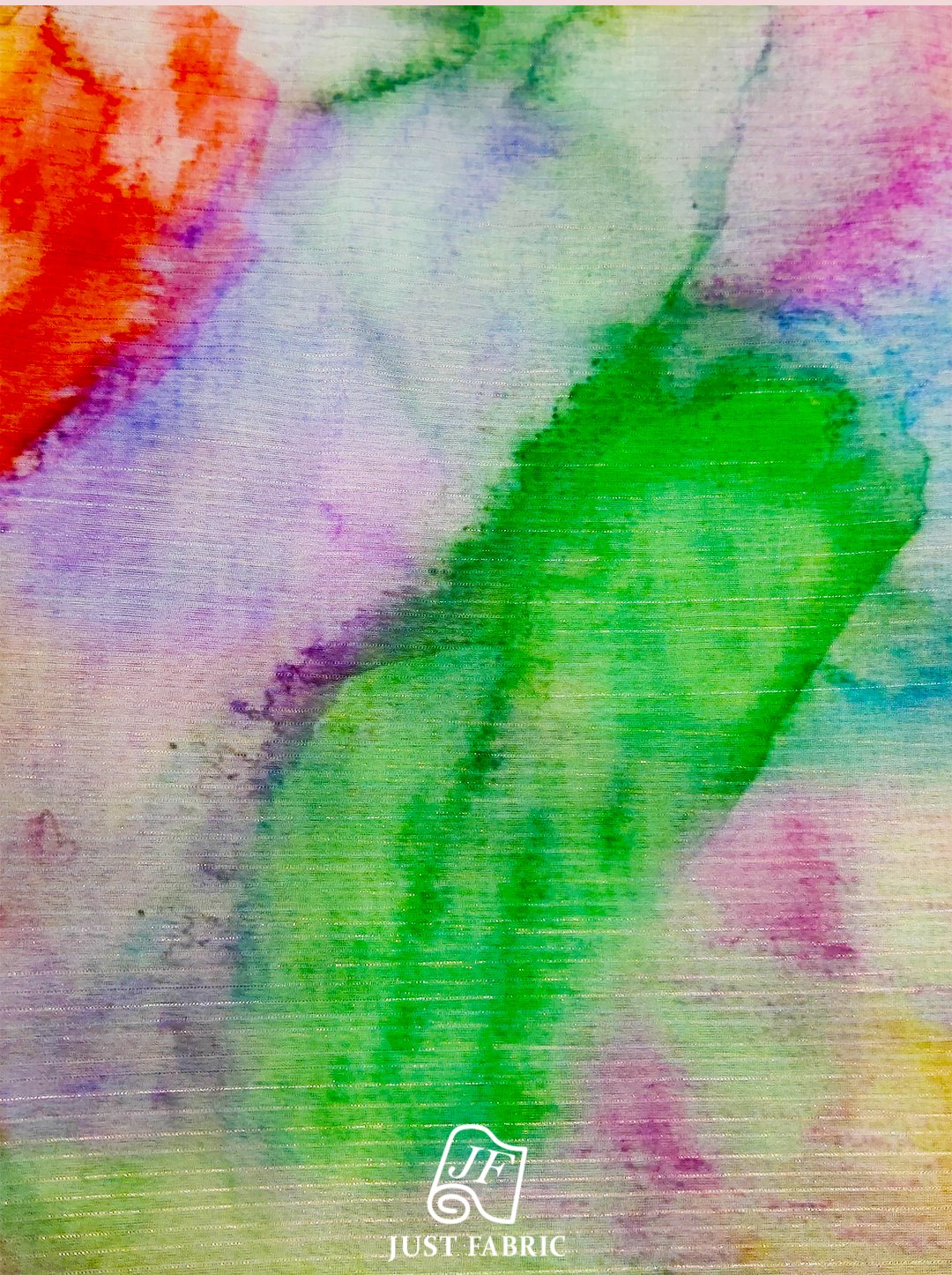 Multicolour Tie & Dye Print All over on Fine n soft  and Flowy Georgette Fabric  ( 44" Inch Width) JUST FABRIC
