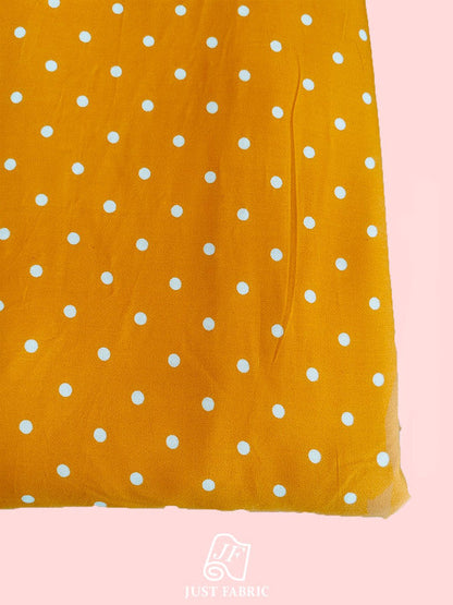 Polka Dot Digital Print All over on Fine Soft Cotton Fabric  ( 60" Inch Width) JUST FABRIC