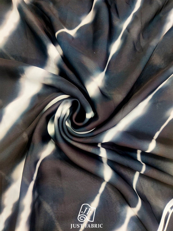 Tie & Dye Digital Floral Print All over on Fine & Soft Crepe Fabric  ( 44" Inch Width) JUST FABRIC